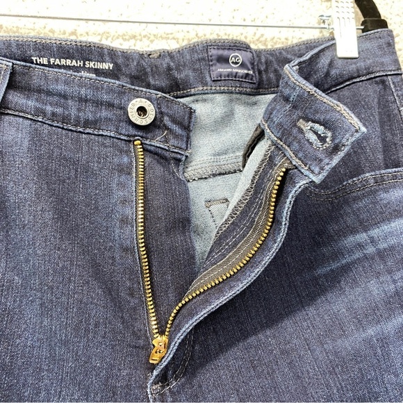 AG Adriano Goldschmied The Farrah Skinny High Rise Jeans Sz 31 - Picture 3 of 10